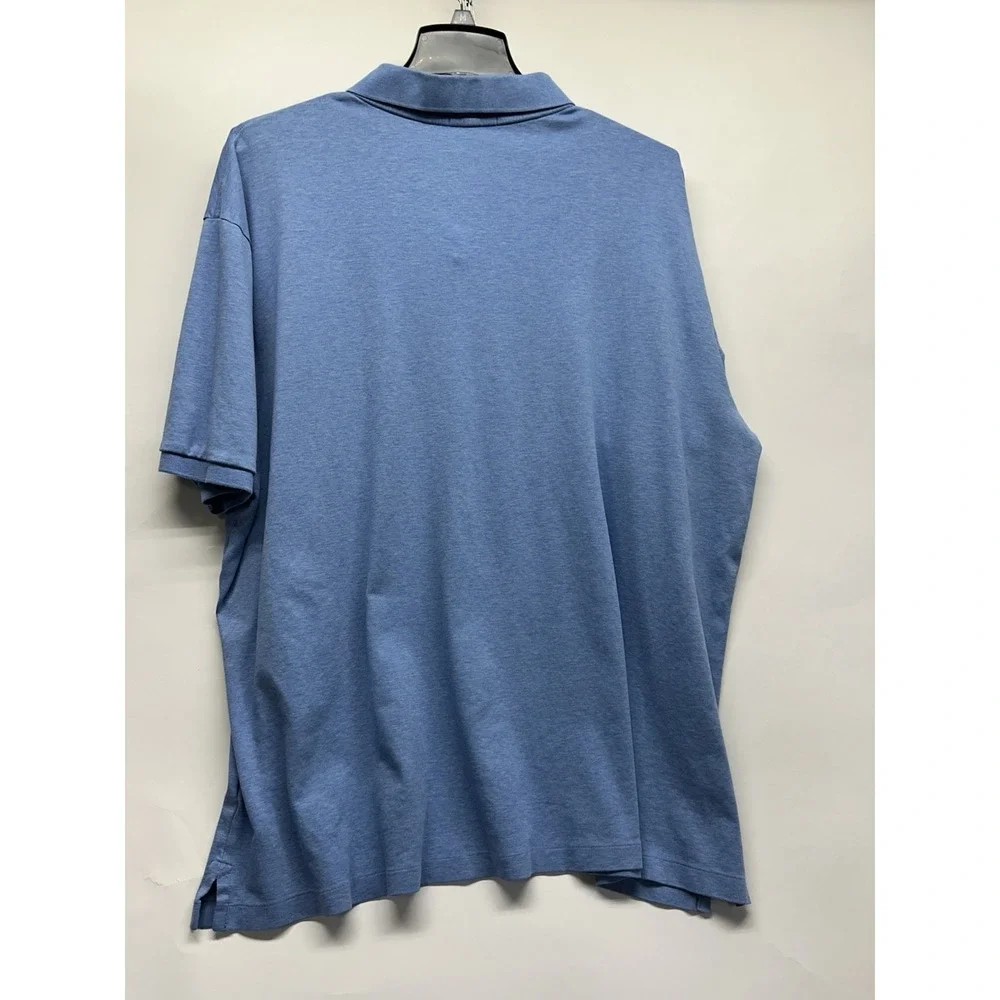 Polo Ralph Lauren Men's 3XLT Blue Cotton Polo Shirt (E4)